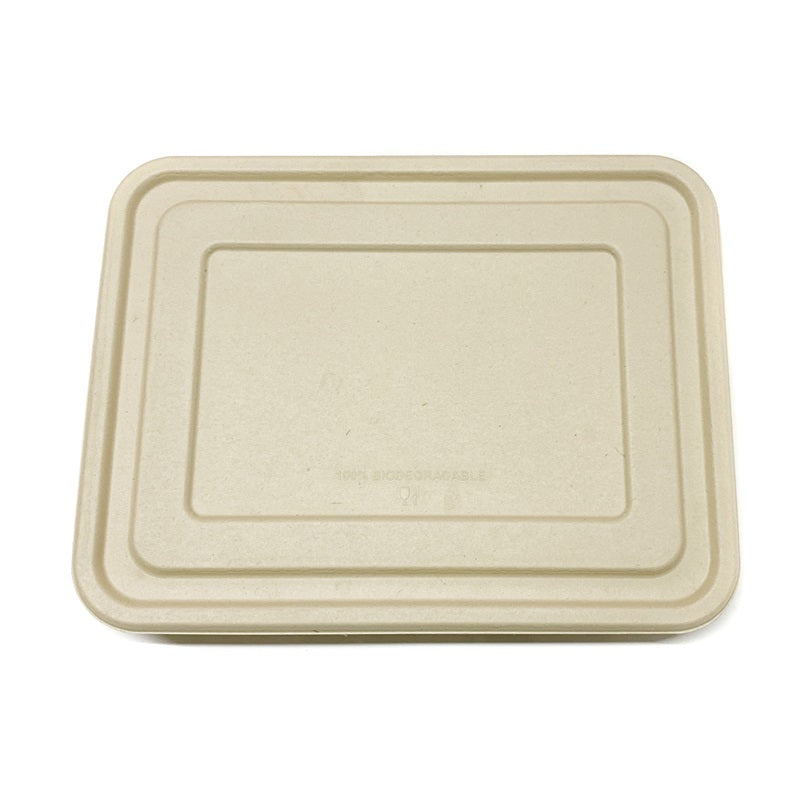 Rectangle Plate Lid CPT 28cm x 22cm Disposable Green