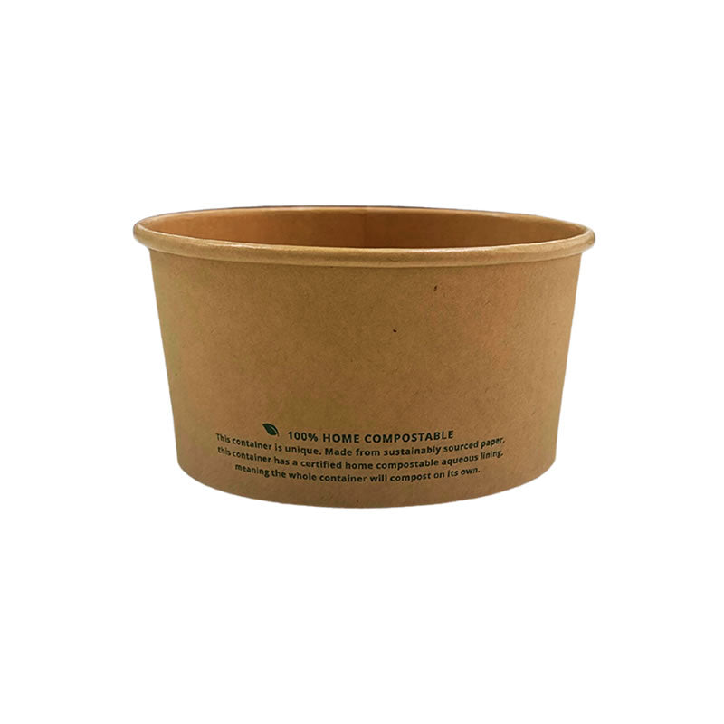 Sample- 12oz (360ml) Kraft Paper Bowl (115 x 98 x 62mm)