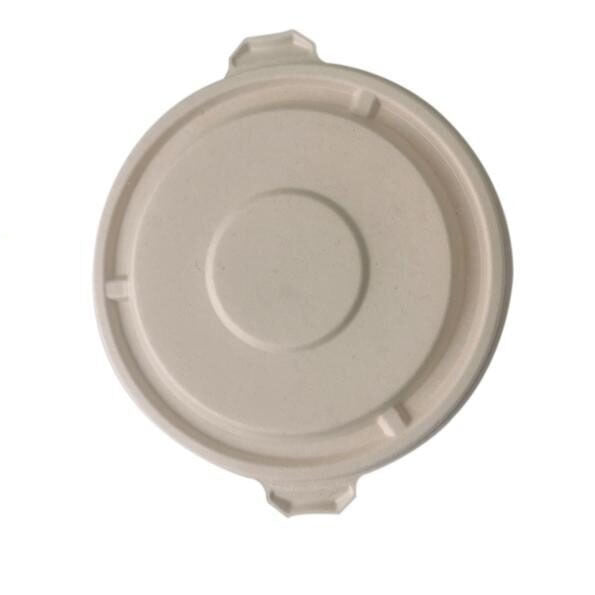 24oz Round Bagasse Lid (Ø21 x 1.7CM)