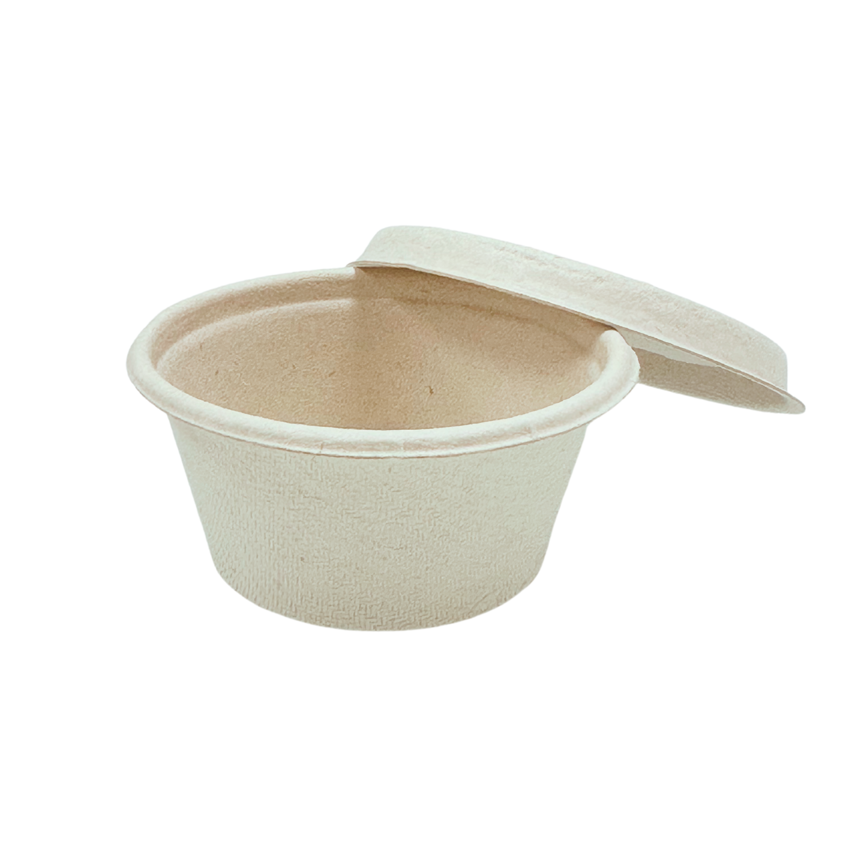 2oz Bagasse Deli Pot and Lid (Ø6.2 x 3CM)
