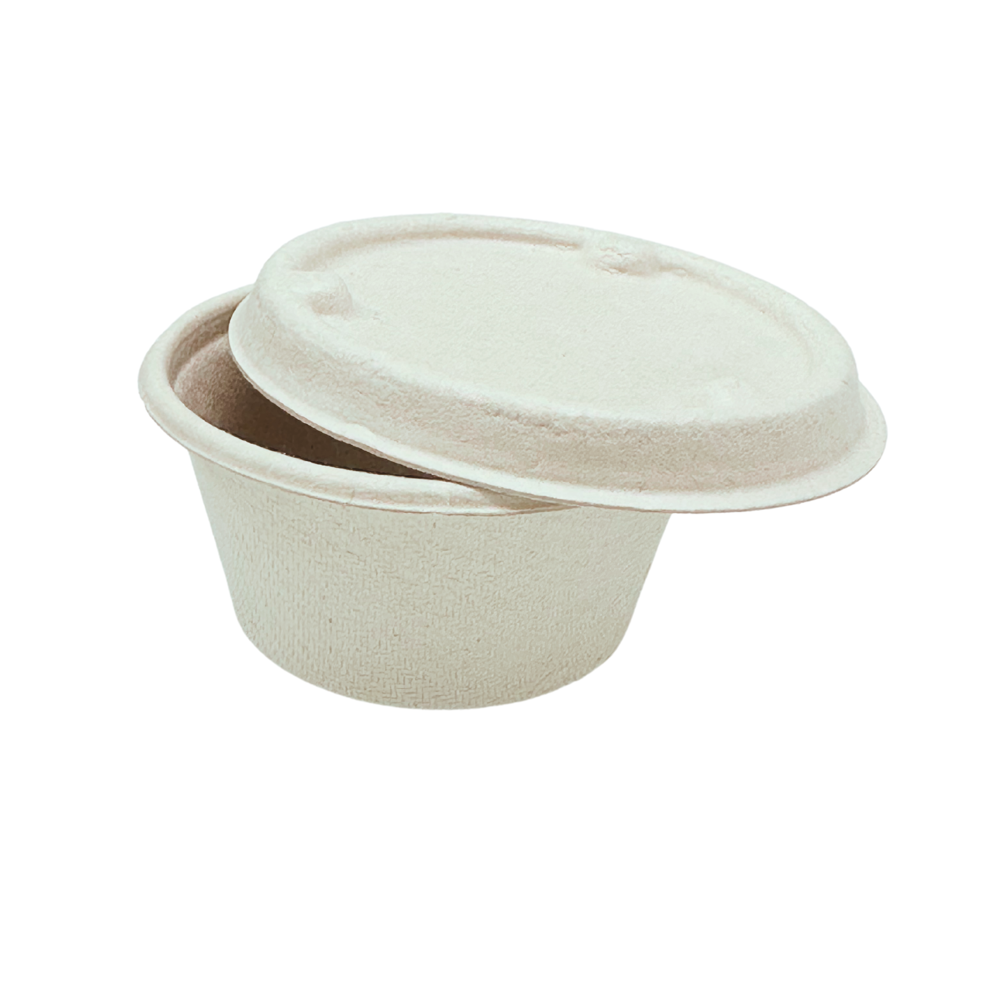 2oz Bagasse Deli Pot and Lid (Ø6.2 x 3CM)