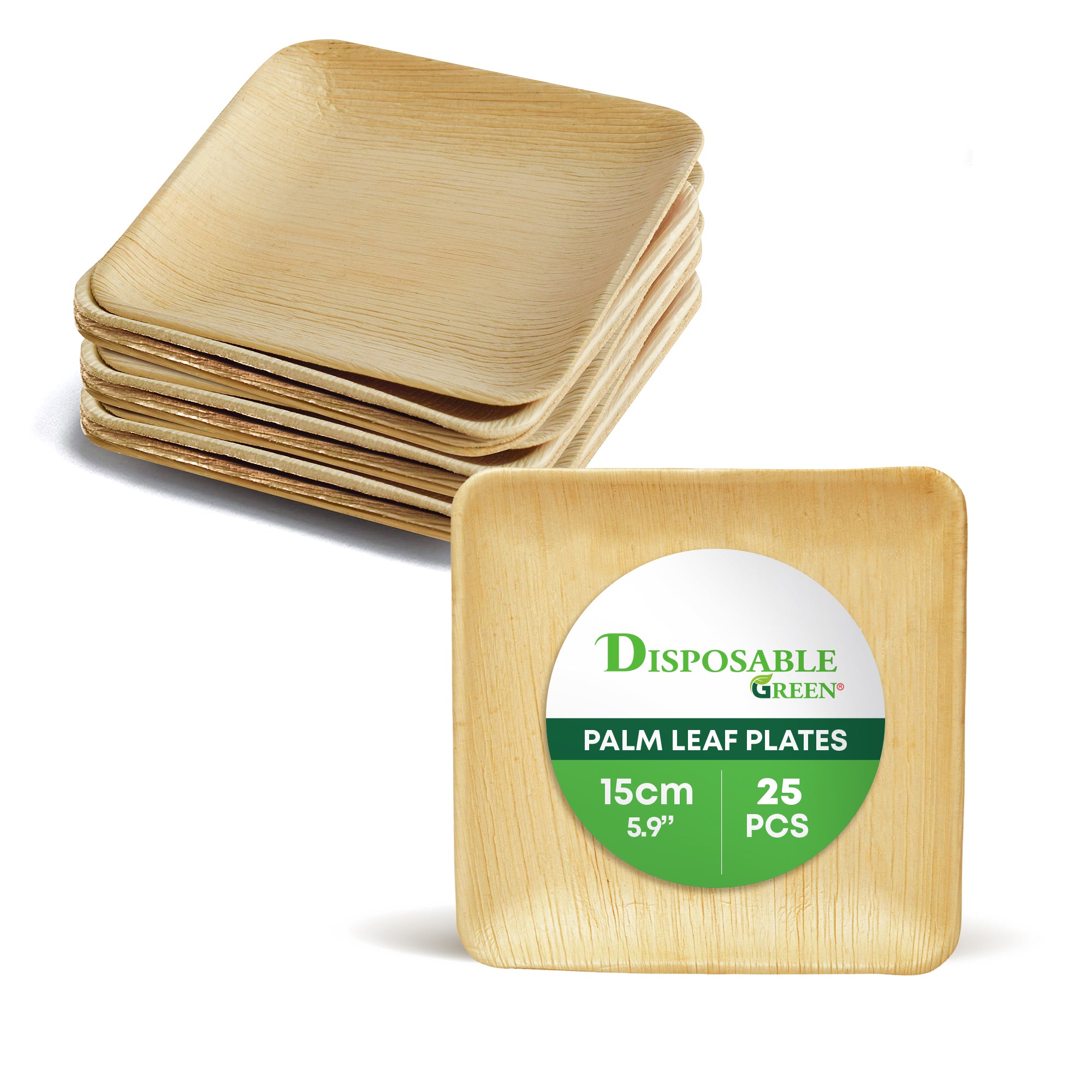 Square Plate 15L x 15W x 2D cm