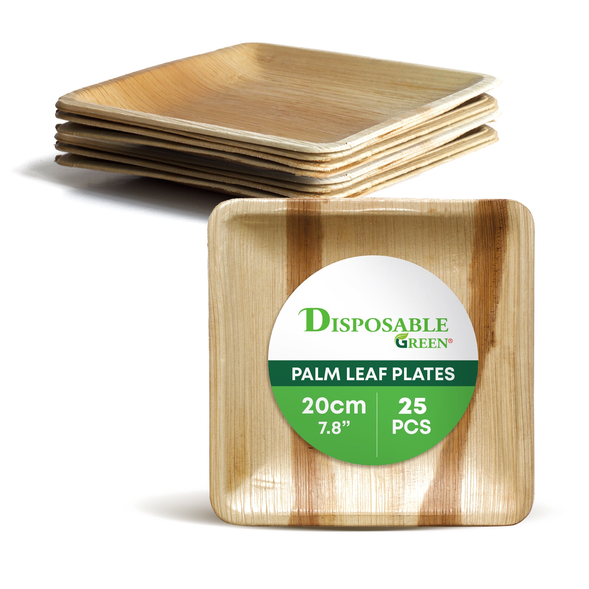 Square plate 20L x 20W x 1.5D cm