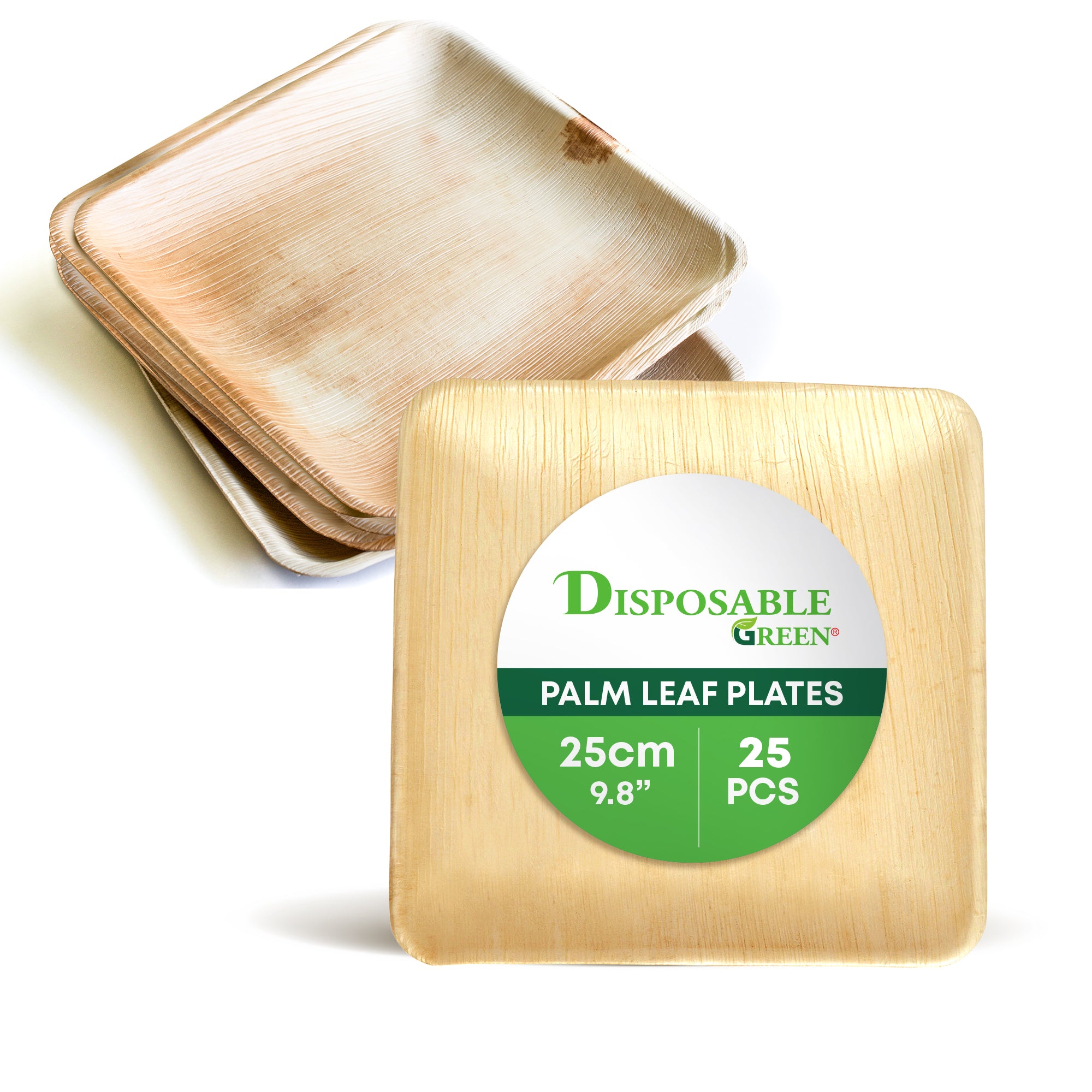 Square Plate 25L x 25W x 2.5D cm