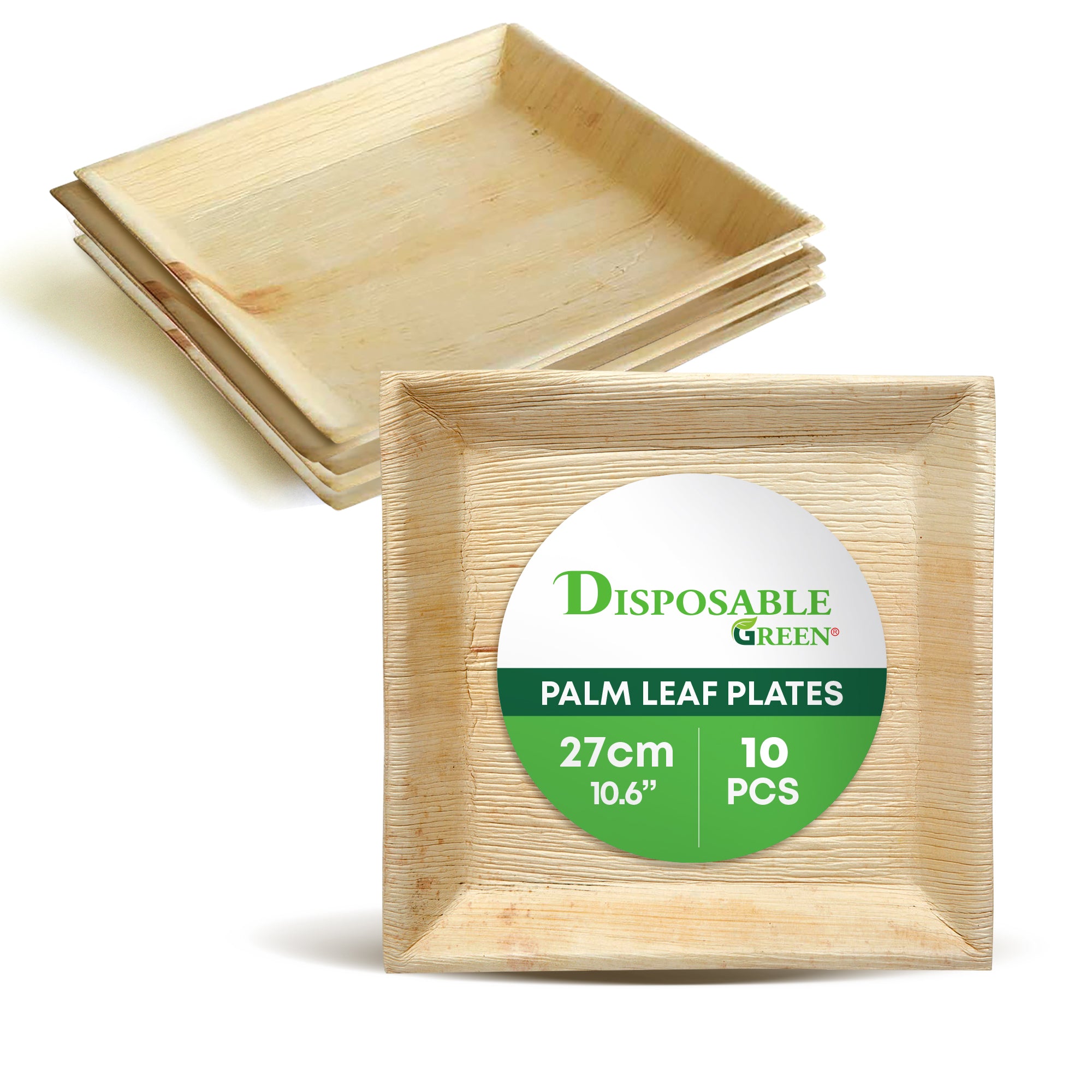 Square Plate 27L x 27W x 3D cm