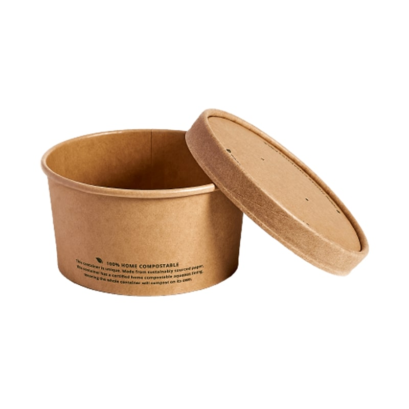 Sample- 12oz (360ml) Kraft Paper Bowl (115 x 98 x 62mm)