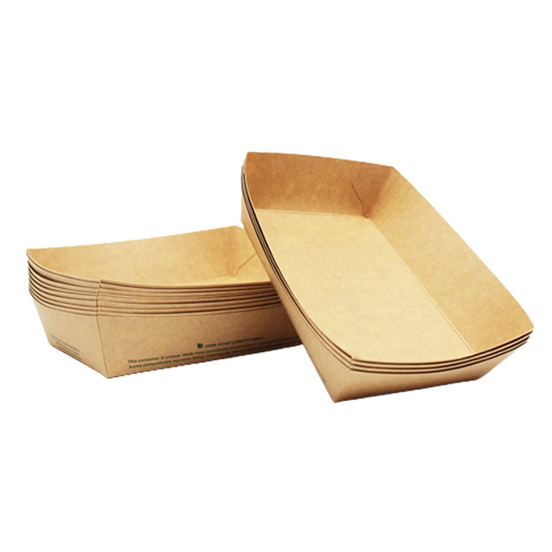 Kraft Food Tray (15 x 10 x 4 cm)