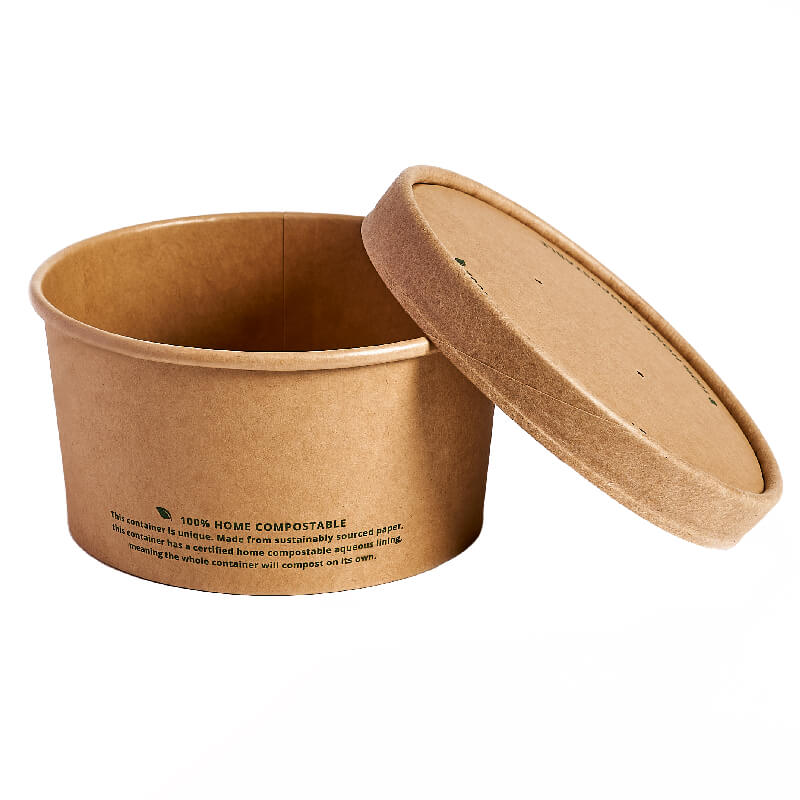 Kraft Paper Lid 115mm (8oz/12oz/16oz- Bowl)