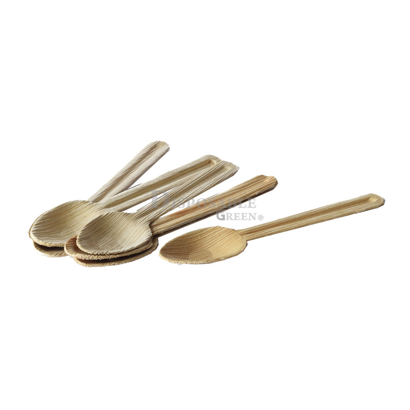 Areca Leaf Spoons 17L x 1D cm