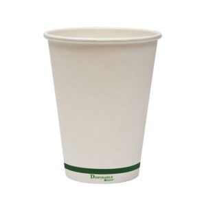 Sample-12oz (340ml) NEXTGEN Certified<br>Home Compostable Single Wall Coffee Cups