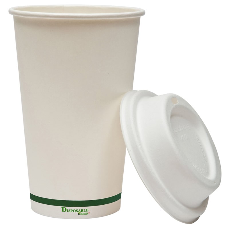 16oz (455ml) NEXTGEN Certified<br>Home Compostable Single Wall Coffee Cups