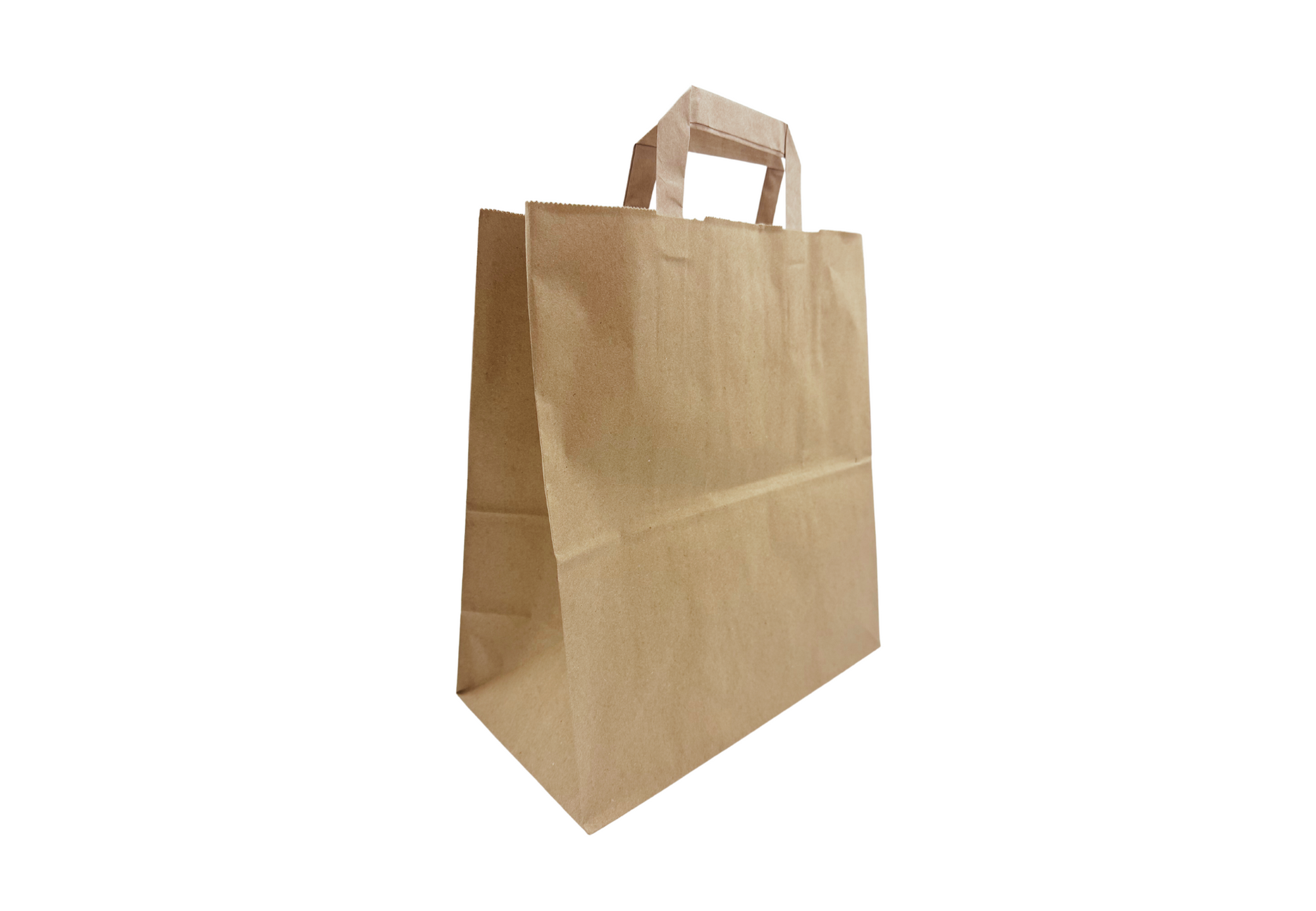 Sample- Large SOS Recycled Kraft Paper Bag<br>(260x140x290mm/10x5.5x12")