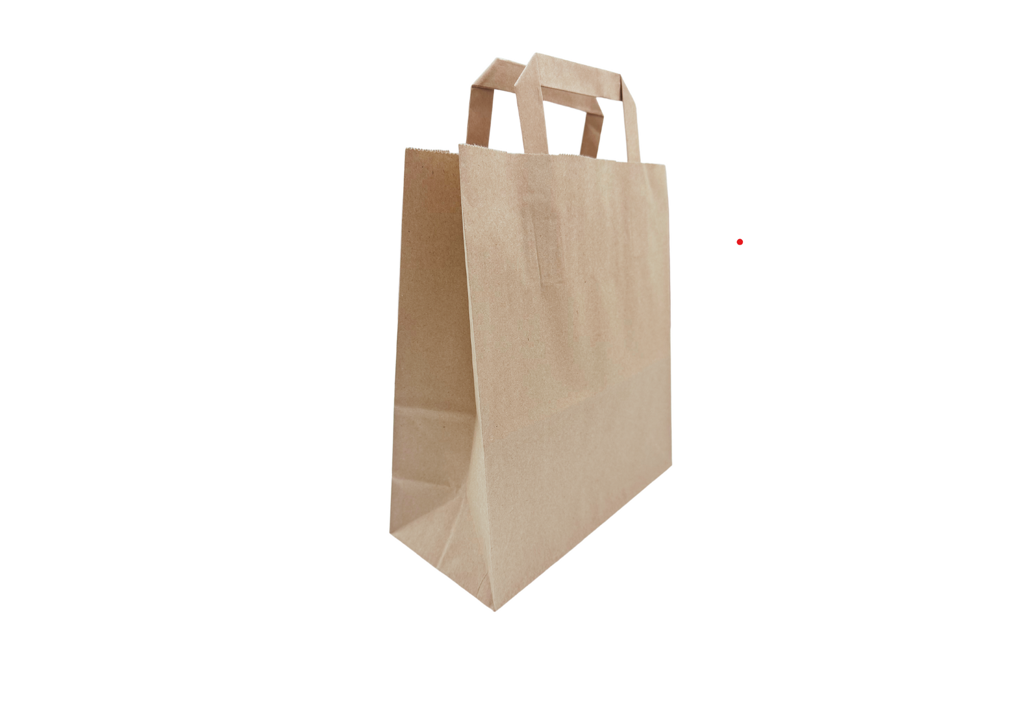 Medium SOS Recycled Kraft Paper Bag<br>(220x100x240mm/9x4x9")