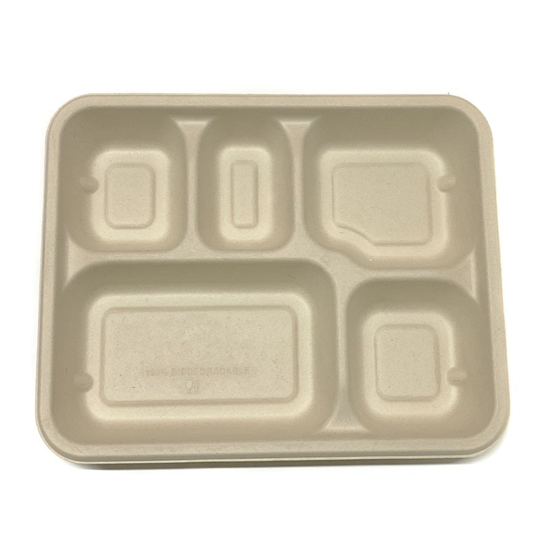 Sample-Rectangle Bagasse Plate 5CPT 28cm x 22cm