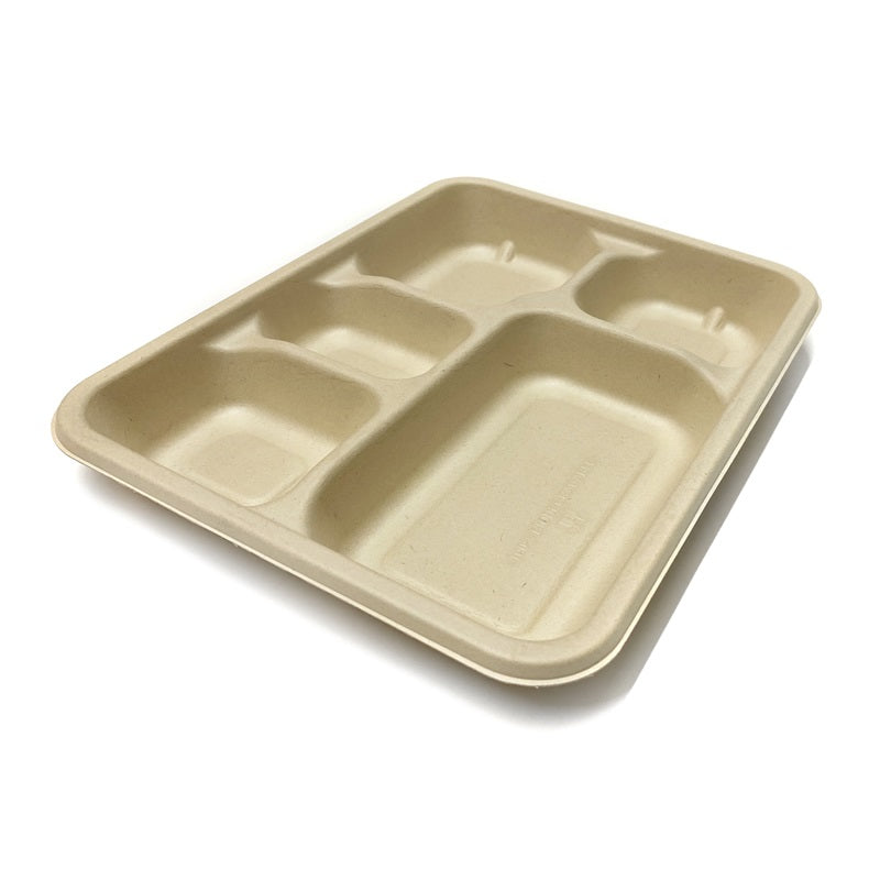 Sample-Rectangle Bagasse Plate 5CPT 28cm x 22cm