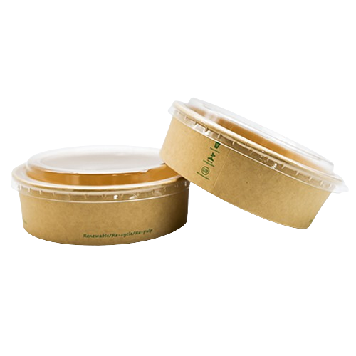 600ml Kraft Paper Bowl (165 x 150 x 48mm)