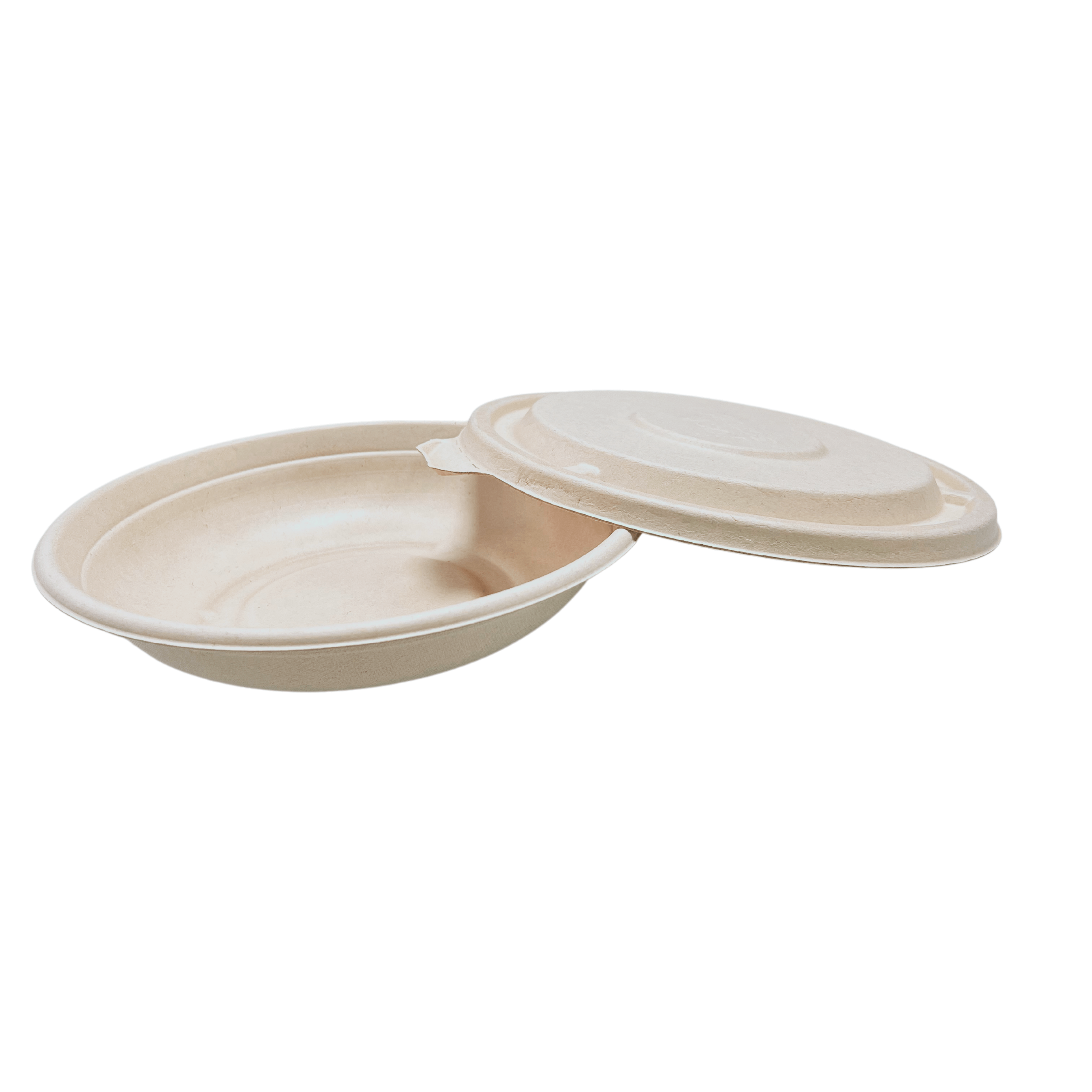 Sample-24oz Round Bagasse Bowls (Ø20.5 x 4.2CM)