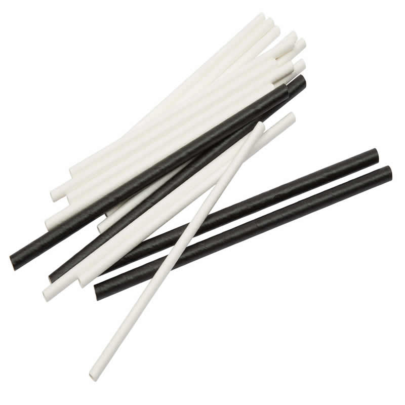 8mm Paper Straw 20cm long White