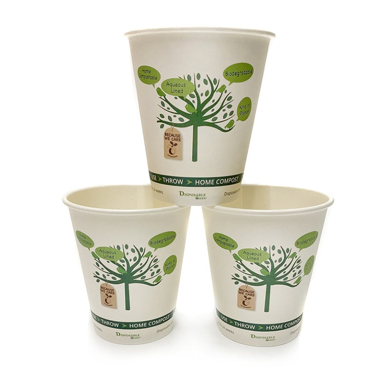 16oz NEXTGEN Certified Home Compostable Single Wall Tree Coffee Cups