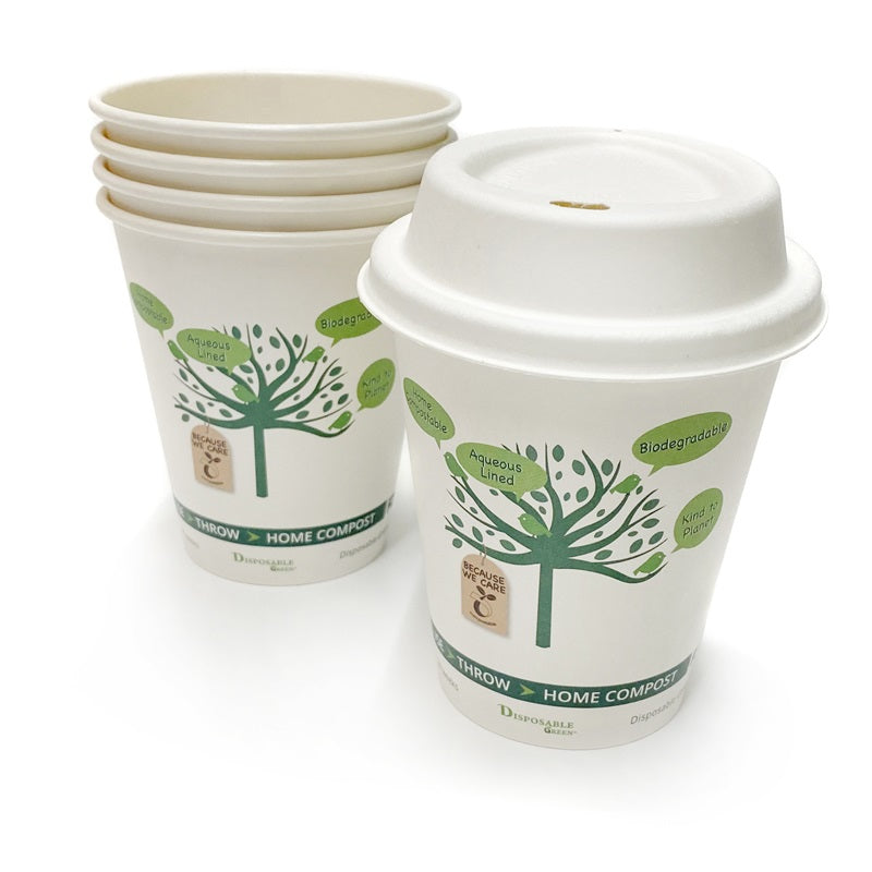 Sample-16oz NEXTGEN Certified Home Compostable Single Wall Tree Coffee Cups