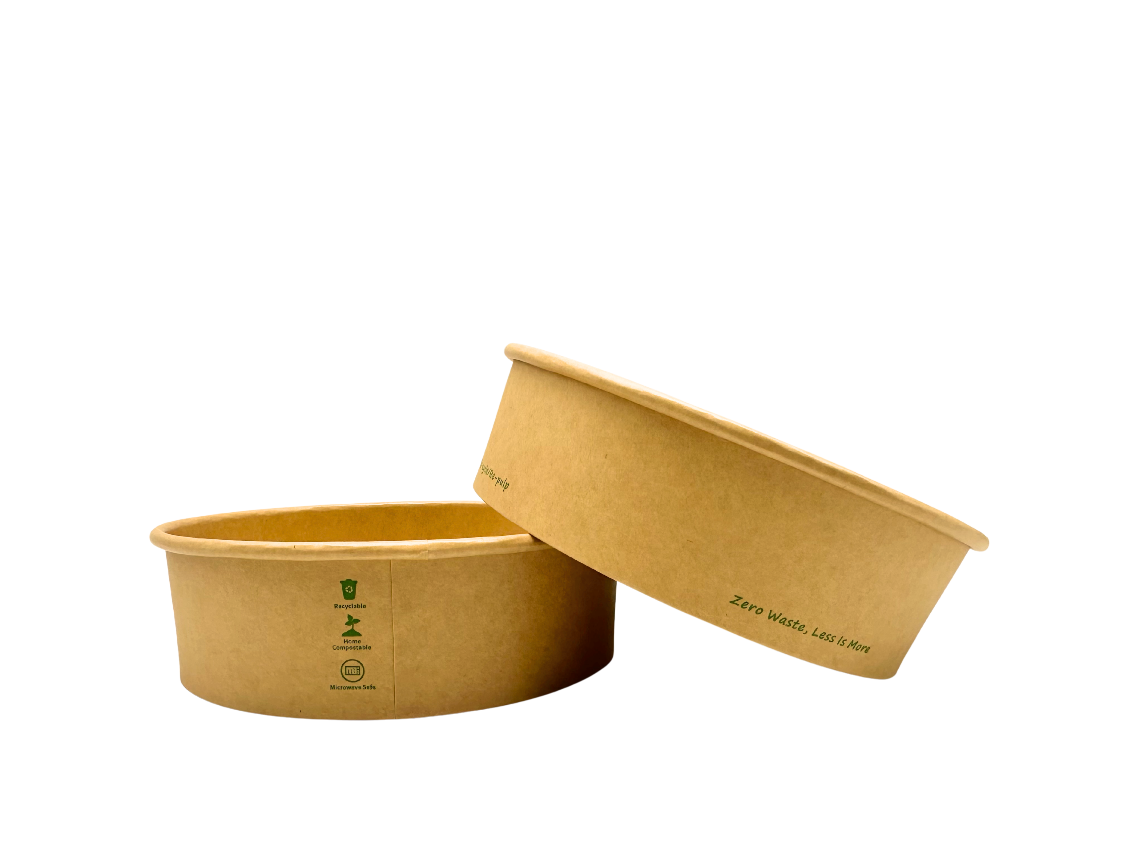 600ml Kraft Paper Bowl (165 x 150 x 48mm)