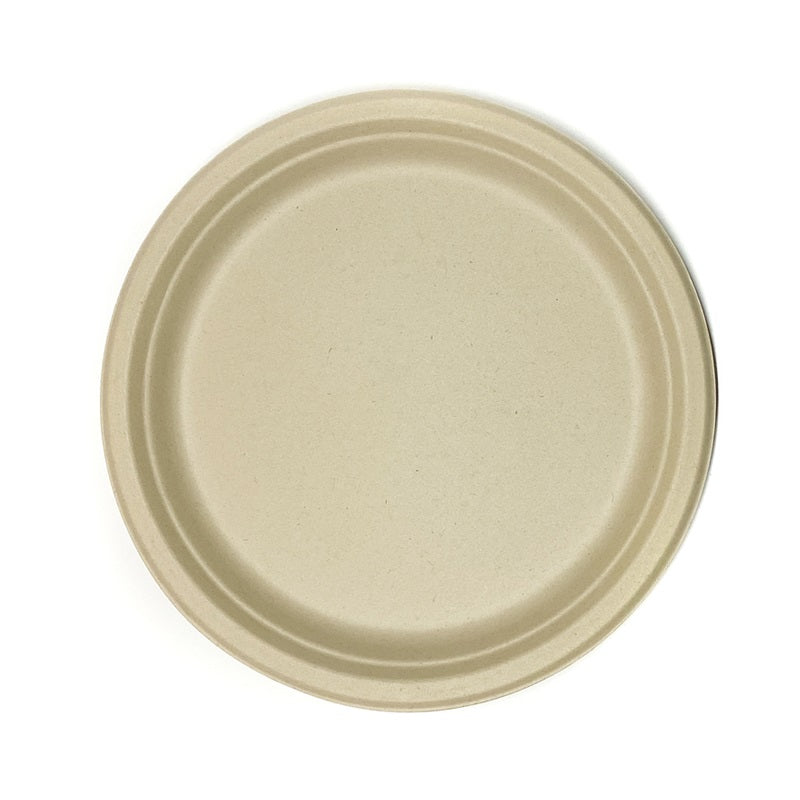 Round Bagasse Plate - 28.5cm (11 inches)