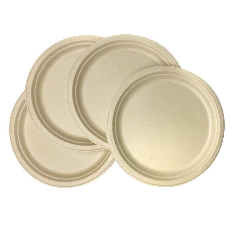 Round Bagasse Plate - 28.5cm (11 inches)