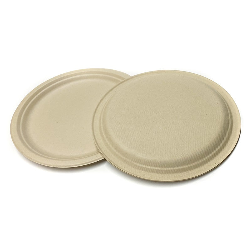 Round Bagasse Plate - 28.5cm (11 inches)