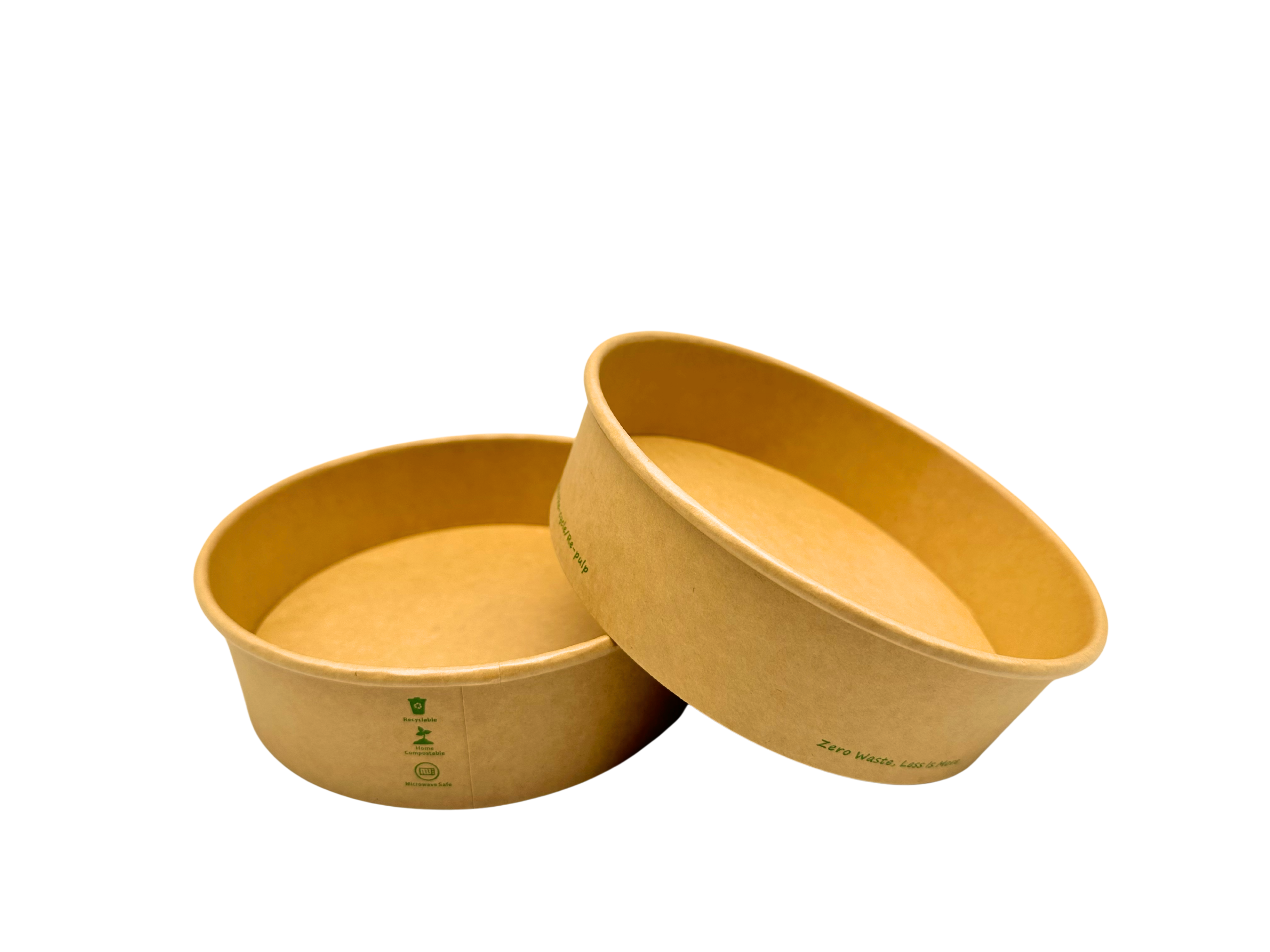 600ml Kraft Paper Bowl (165 x 150 x 48mm)