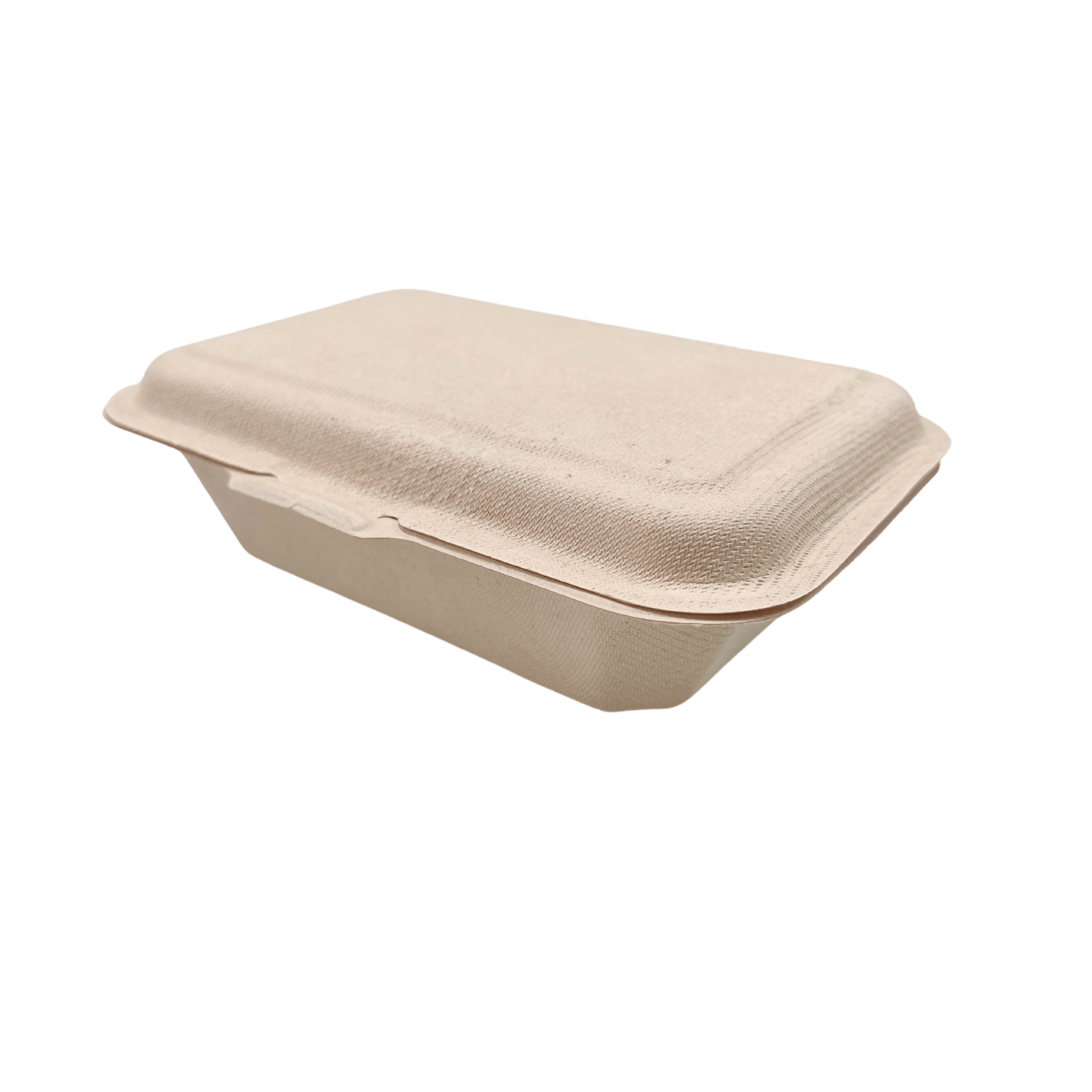 7 x 5 inches Bagasse Clamshell (17 x 12.5 x 3.5CM)