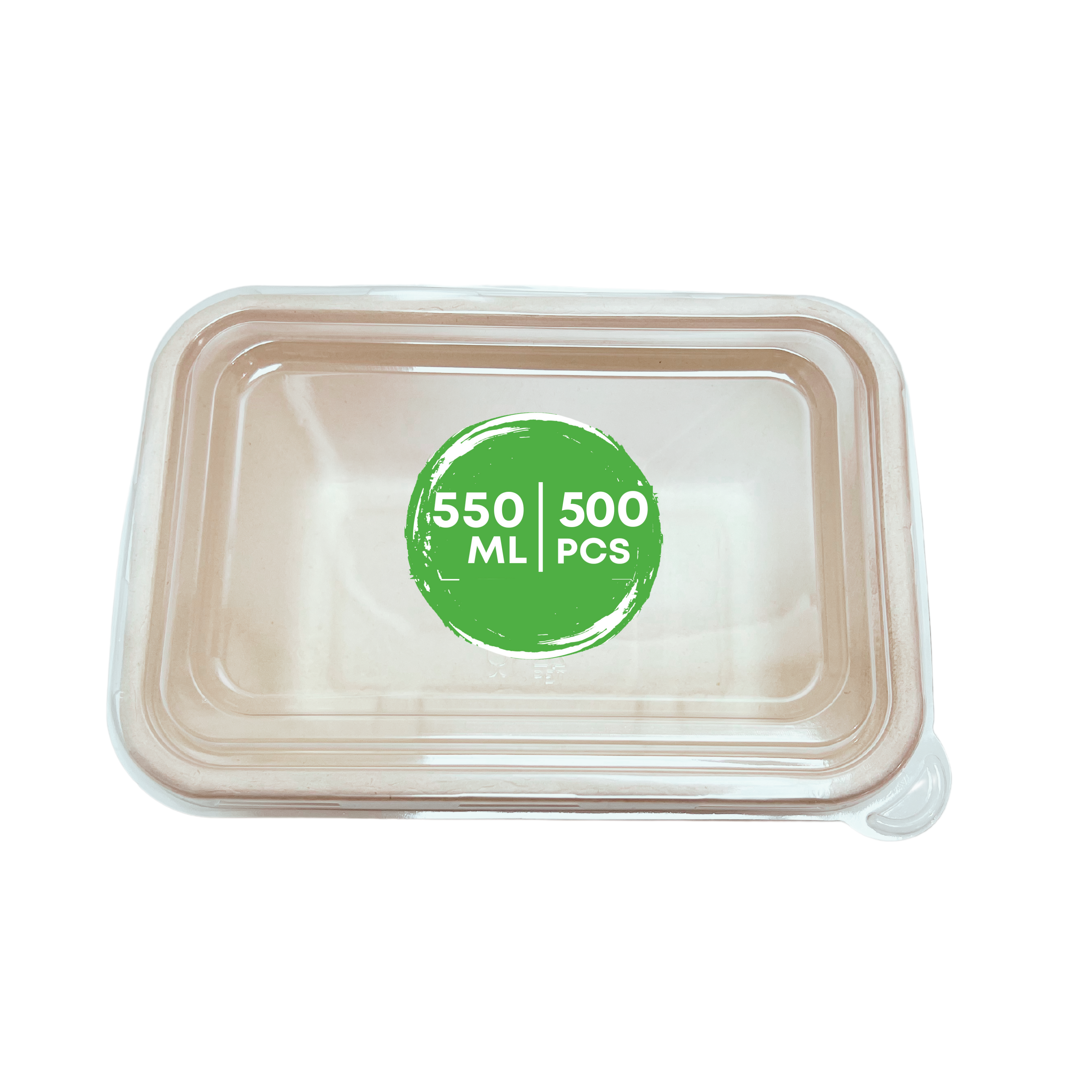 Clear lid for 550ml/750ml Bagasse Rectangle box