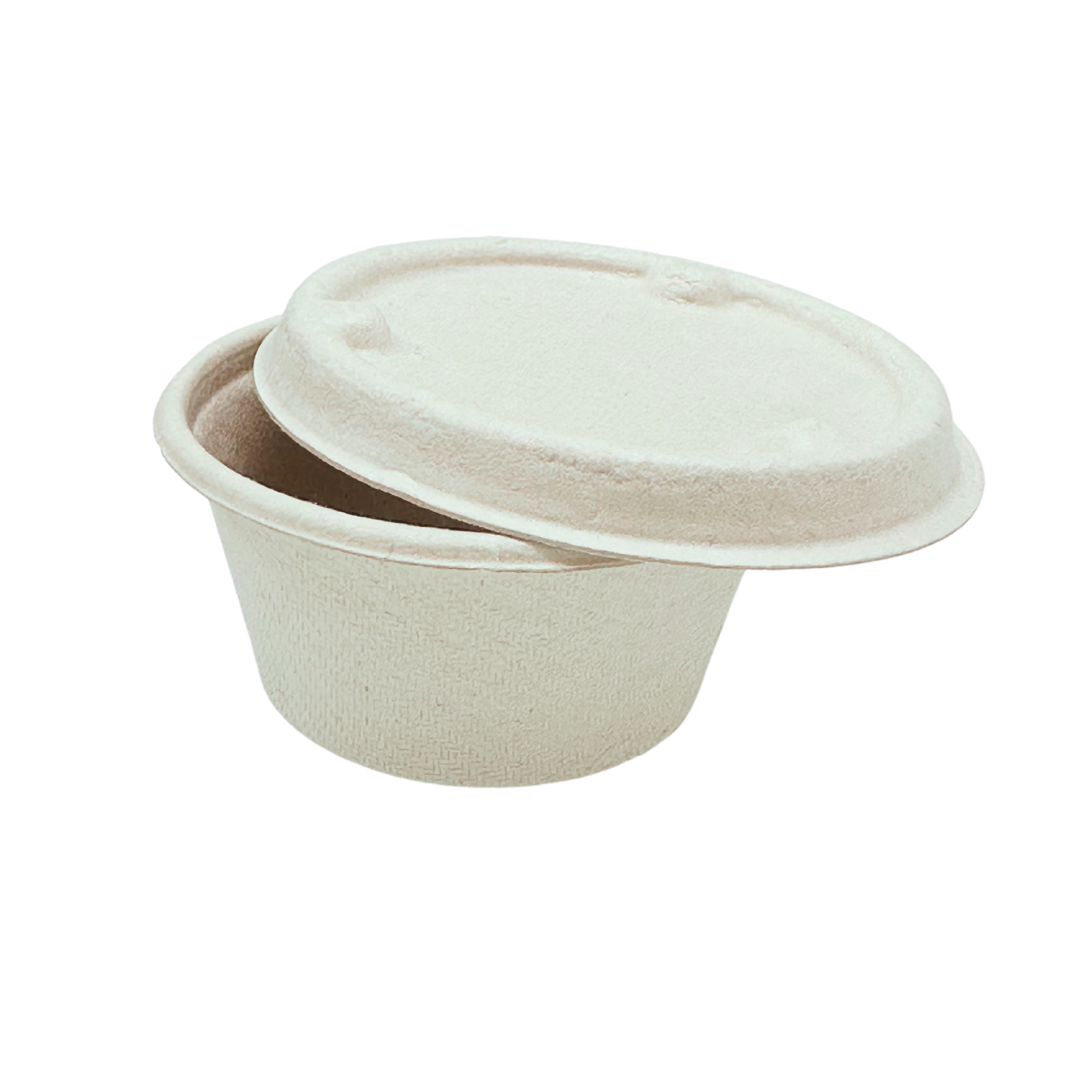 Sample-2oz Bagasse Deli Pot and Lid (Ø6.2 x 3CM)