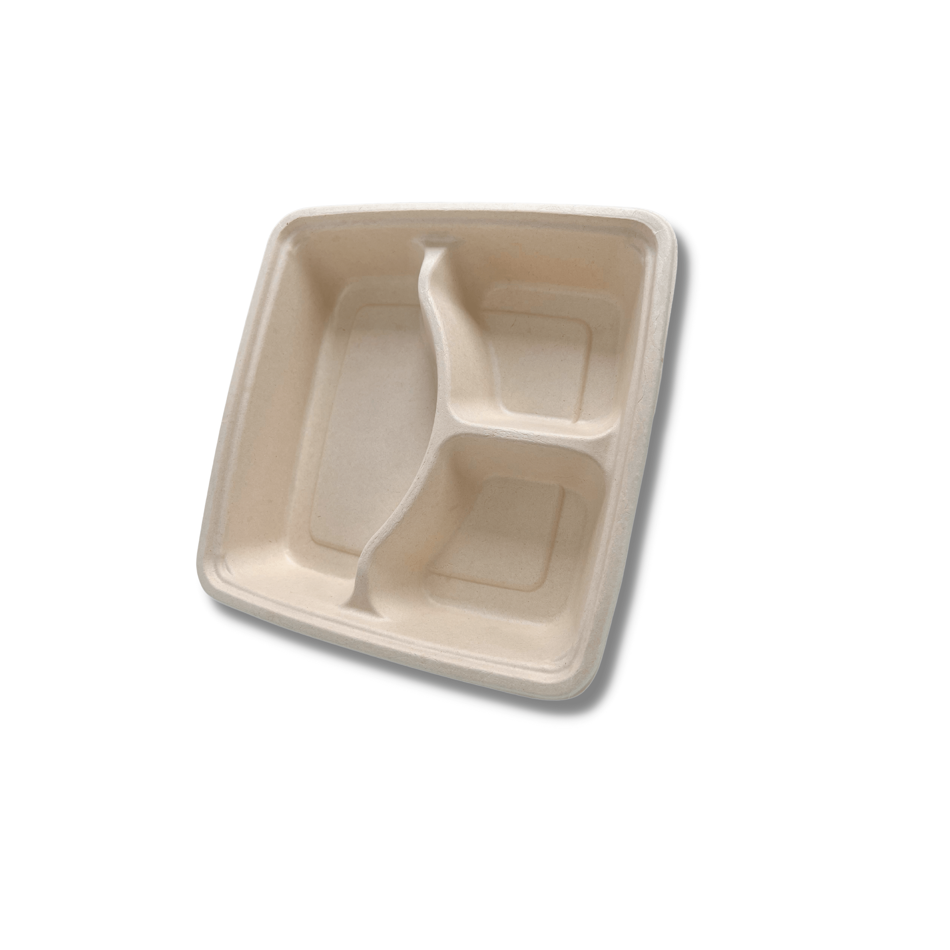 Sample-23cm x 5cm Square Bagasse Plate 3 CPT