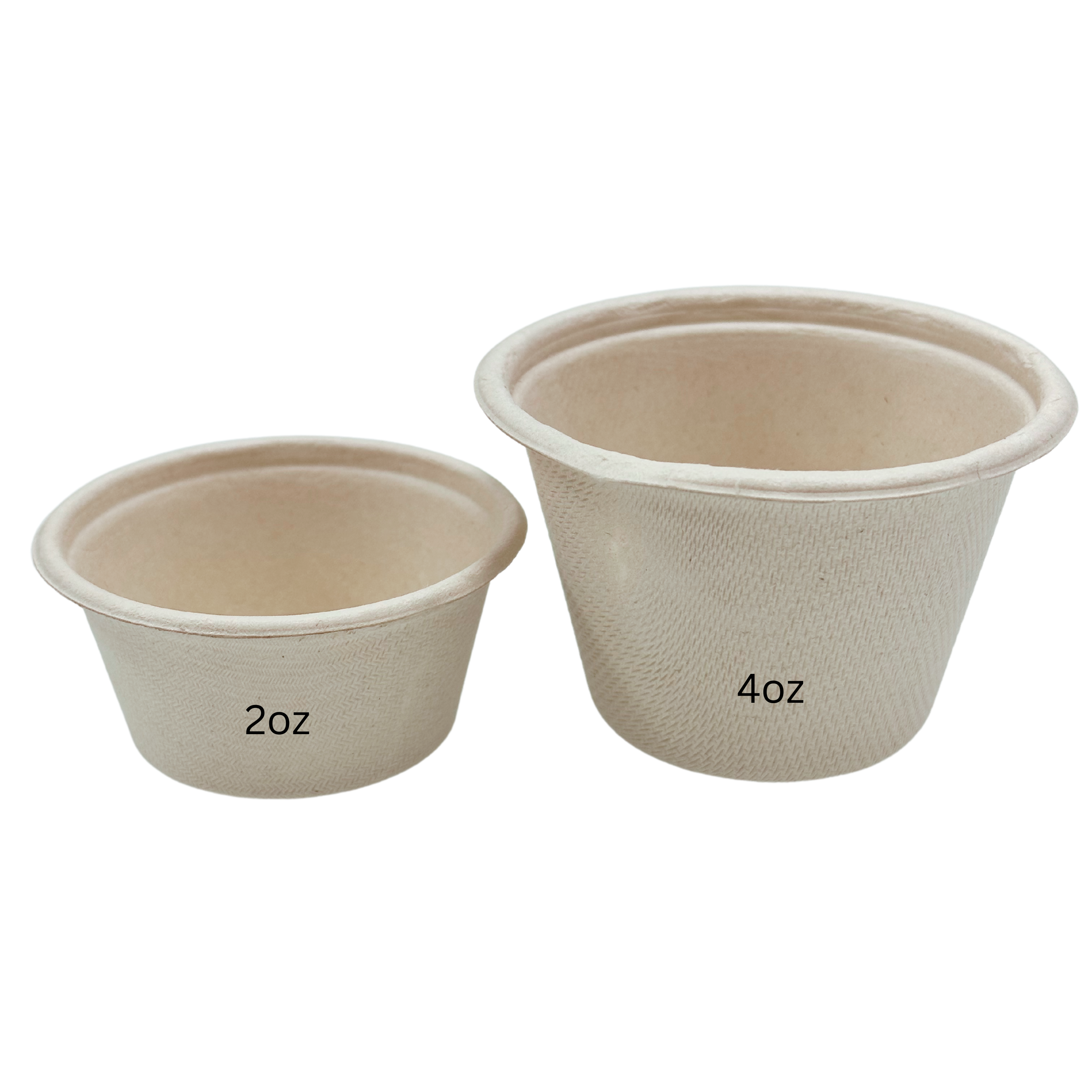 Sample-4oz Bagasse Deli Pot and Lid (Ø7.5 x 4.8CM)