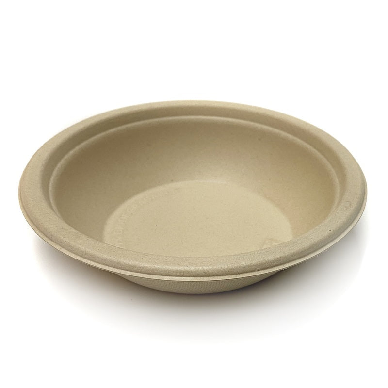 Sample-Round Bagasse Bowl 12oz (340ml) 15cm x 3.5cm