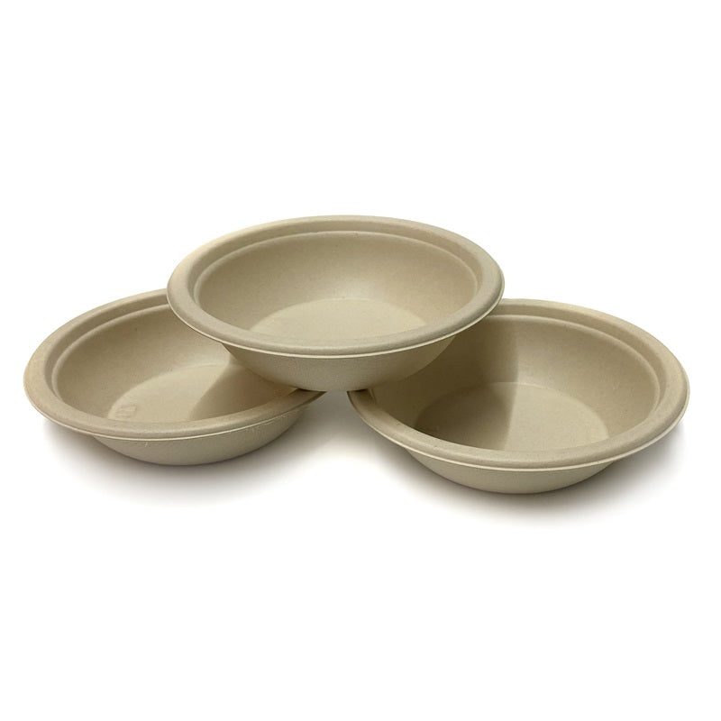 Sample-Round Bagasse Bowl 12oz (340ml) 15cm x 3.5cm