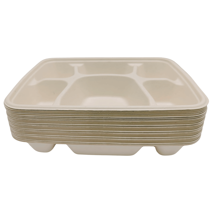 Sample-28.1cm x 21cm x 45cm  Bagasse Plate 6 CPT