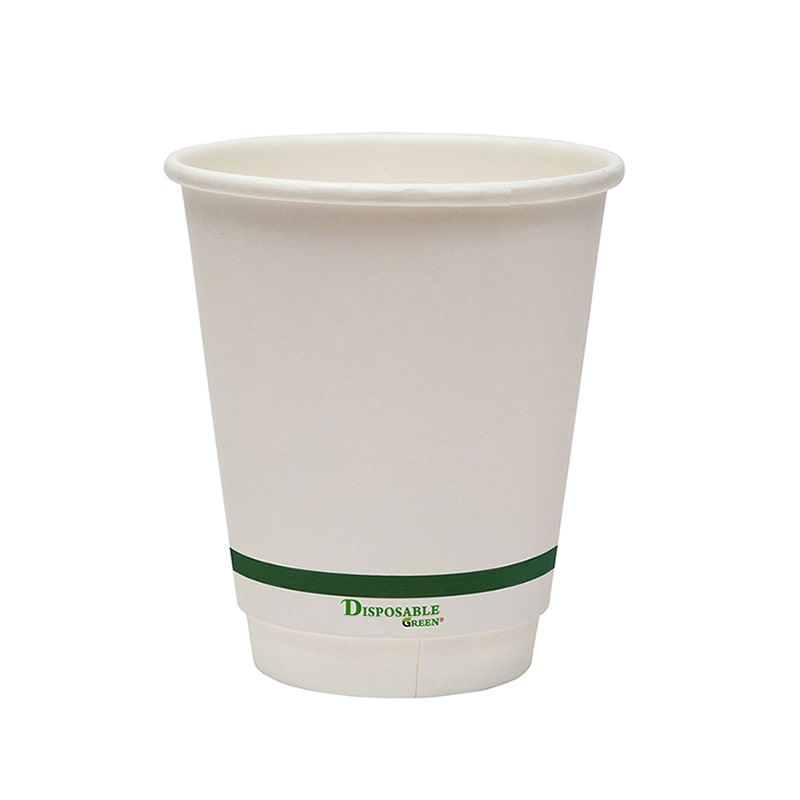 Sample-8oz (227ml) NEXTGEN Certified<br>Home Compostable Double Wall Coffee Cups