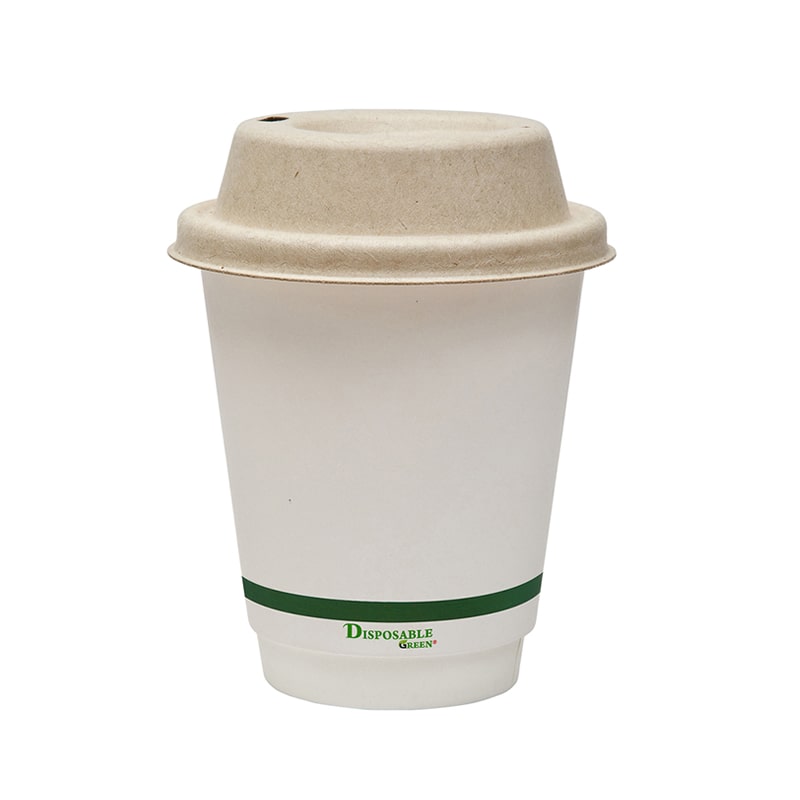 Sample-8oz (227ml) NEXTGEN Certified<br>Home Compostable Double Wall Coffee Cups