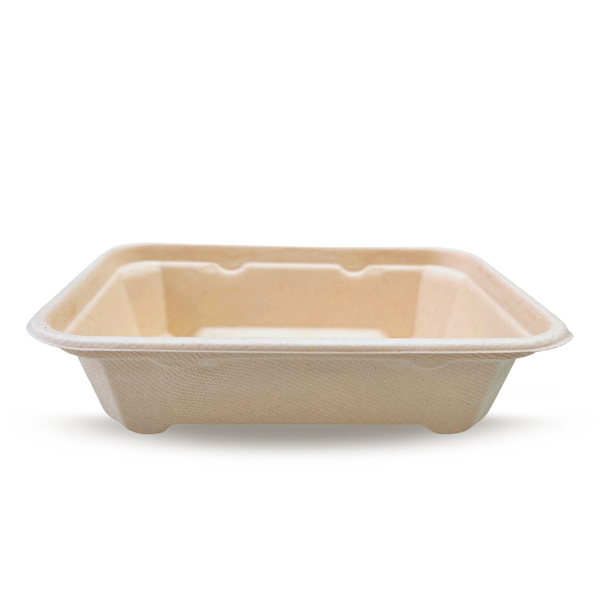 550ml Rectangle Food Box (18 x 12.5 x 4.5CM) - Disposable Green