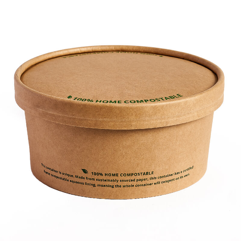 Kraft Paper Lid 150mm (750ml/1000ml-bowl)