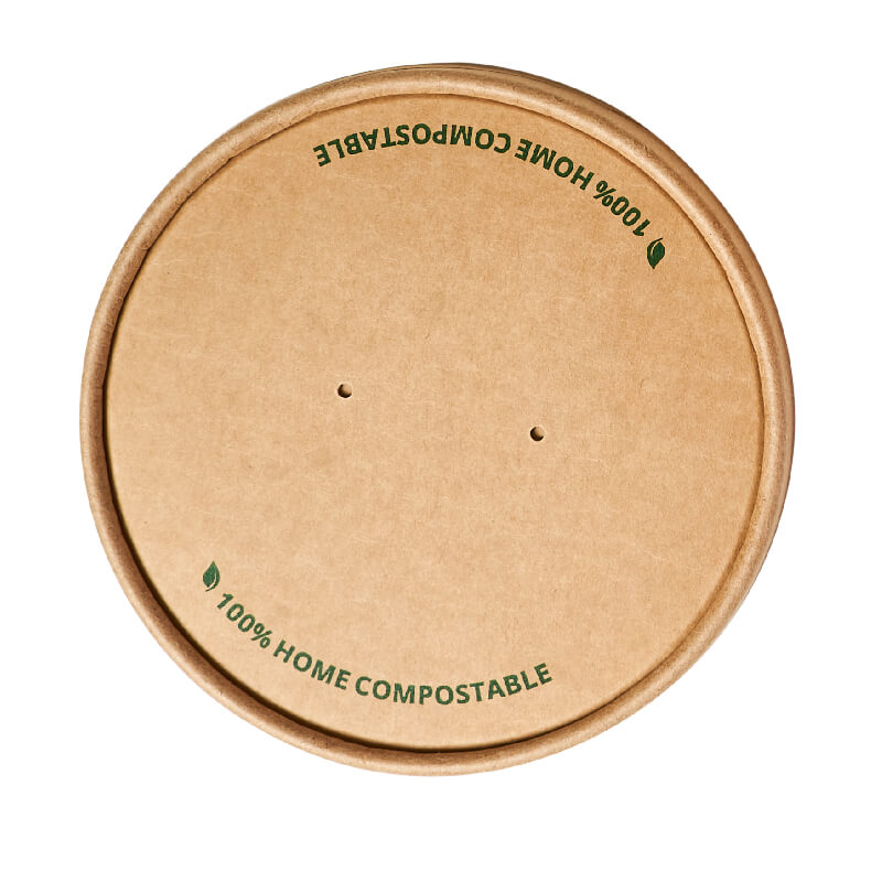 Sample-500ml Kraft Paper Round Bowl 150*128*46mm