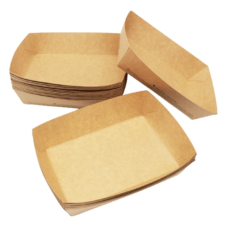 Sample- Kraft Food Tray (15 x 10 x 4 cm)