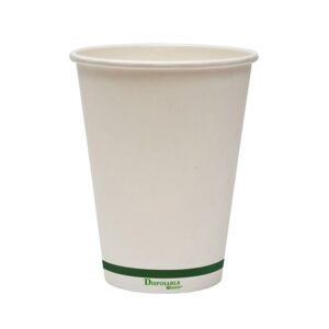 Sample-12oz (340ml) NEXTGEN Certified<br>Home Compostable Single Wall Coffee Cups