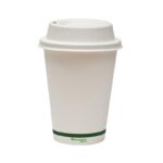 Sample-12oz (340ml) NEXTGEN Certified<br>Home Compostable Single Wall Coffee Cups