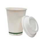 Sample-12oz (340ml) NEXTGEN Certified<br>Home Compostable Single Wall Coffee Cups