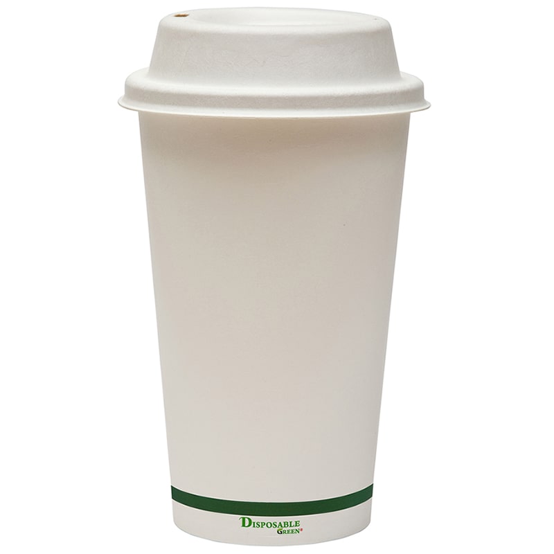 Sample-16oz (455ml) NEXTGEN Certified<br>Home Compostable Single Wall Coffee Cups