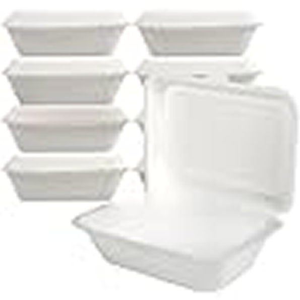 7 x 5 inches Bagasse Clamshell (17 x 12.5 x 3.5CM)