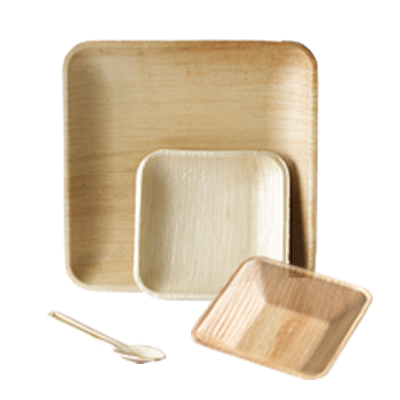 Combo Pack | 25cm Square Plate x 15cms Square Plate x 12cms Square Bowl x Spoons